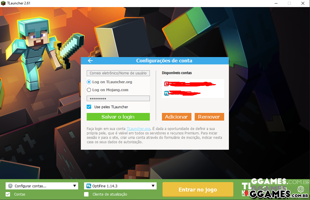 TLAUNCHER virou ORIGINAL no Minecraft 