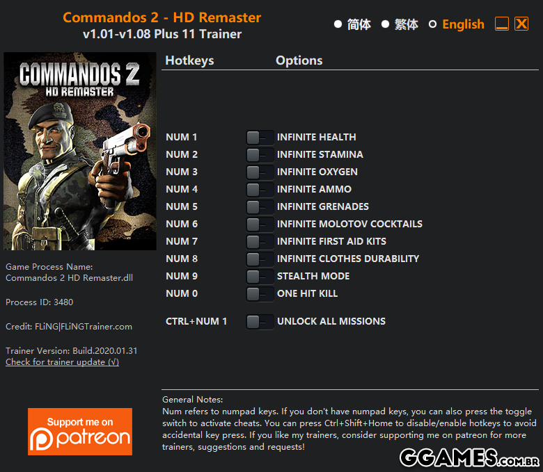 Mais informações sobre "Commandos 2 – HD Remaster {FLiNG}"
