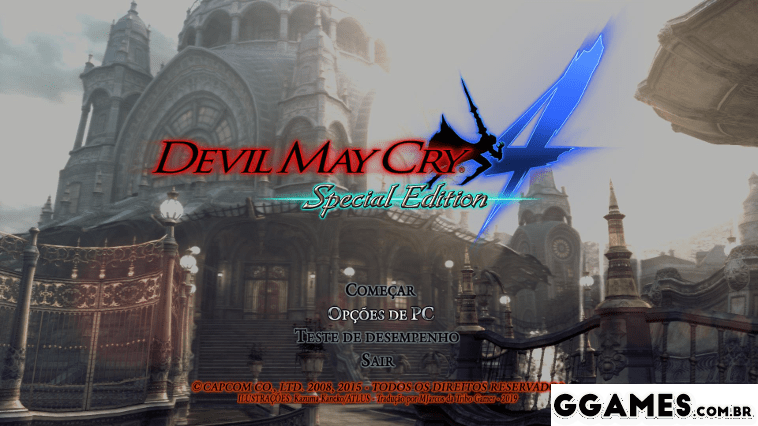 Baixar Tradução Sem Bug na tela de upgrades para Devil May Cry 4