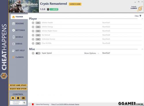 More information about "Trainer Crysis Remastered {CHEATHAPPENS}"