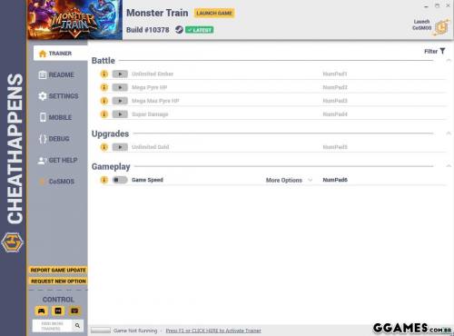Mais informações sobre "Trainer Monster Train {CHEATHAPPENS}"