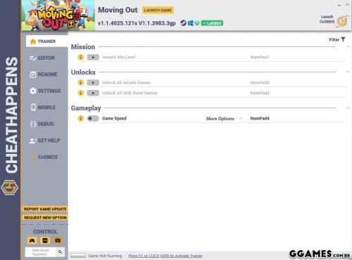 Mais informações sobre "Trainer Moving Out {CHEATHAPPENS}"