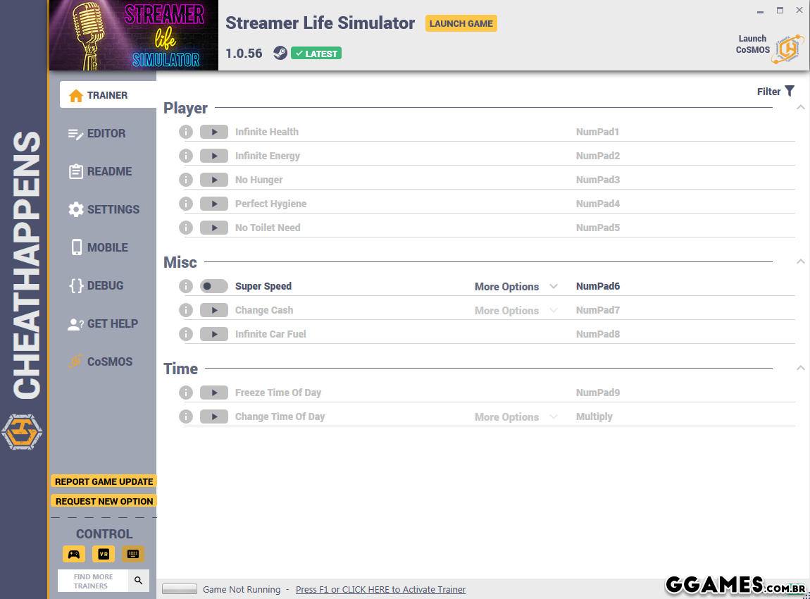 Download Trainer Streamer Life Simulator {CHEATHAPPENS} - Cheats & Trainers  - GGames
