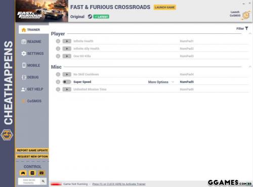 Mais informações sobre "Trainer Fast and Furious: Crossroads {CHEATHAPPENS}"