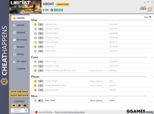 Mais informações sobre "Trainer Uboat {CHEATHAPPENS}"