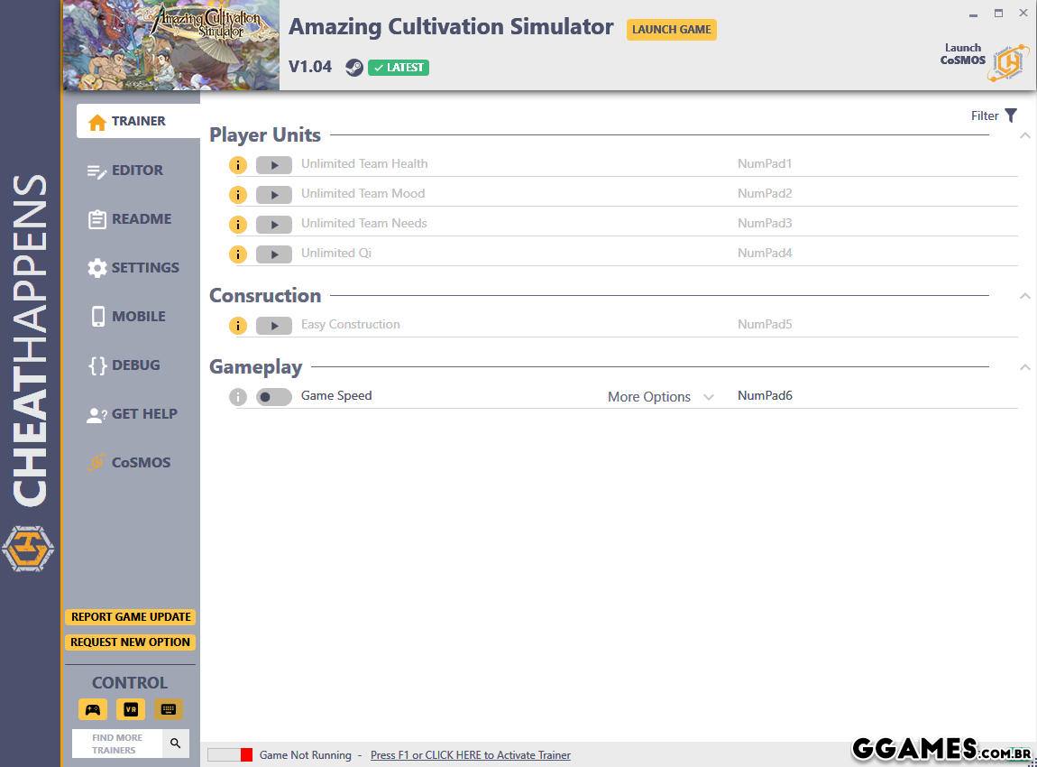 Trainer Amazing Cultivation Simulator {CHEATHAPPENS}