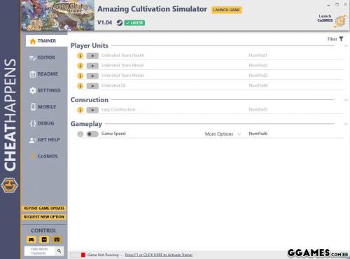 Mais informações sobre "Trainer Amazing Cultivation Simulator {CHEATHAPPENS}"