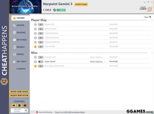 Mais informações sobre "Trainer Starpoint Gemini {CHEATHAPPENS}"