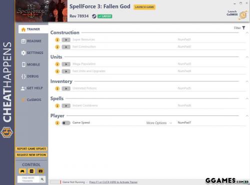 Mais informações sobre "Trainer SpellForce 3: Fallen God {CHEATHAPPENS}"