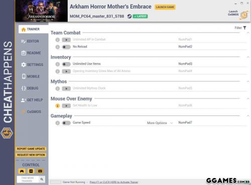 Mais informações sobre "Trainer Arkham Horror: Mother's Embrace {CHEATHAPPENS}"