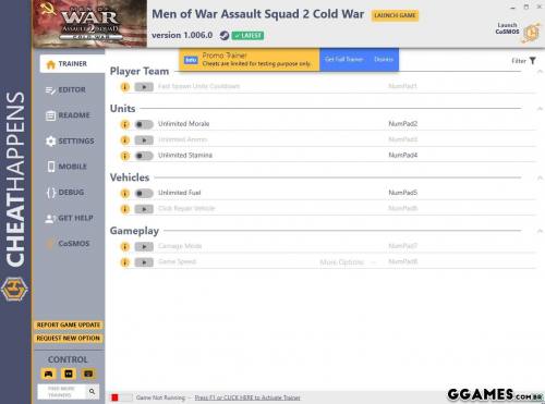 More information about "Trainer Men of War: Assault Squad 2 Cold War {CHEATHAPPENS}"