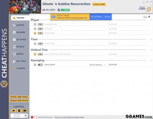 Mais informações sobre "Trainer Ghouls N' Goblins Resurrection {CHEATHAPPENS}"