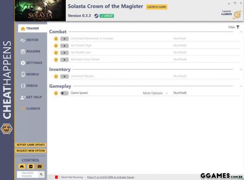 Mais informações sobre "Trainer Solasta: Crown of the Magister {CheatHappens}"