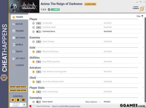Mais informações sobre "Trainer Anima: The Reign of Darkness {CHEATHAPPENS}"