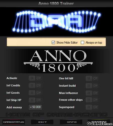 Mais informações sobre "Trainer Anno 1800"