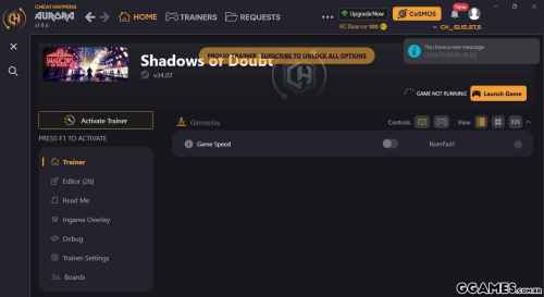 More information about "Shadows of Doubt Trainer (CHEATHAPPENS.COM)"