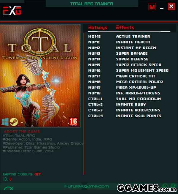 TotAL RPG Trainer (FUTUREX)