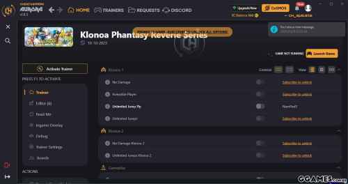 Mais informações sobre "Klonoa Trainer (CHEATHAPPENS.COM)"