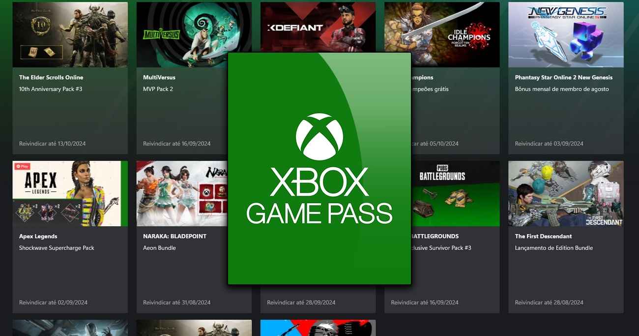 Mais informações sobre "Xbox Game Pass está disponibilizando presentes para serem resgatados sem custo algum."