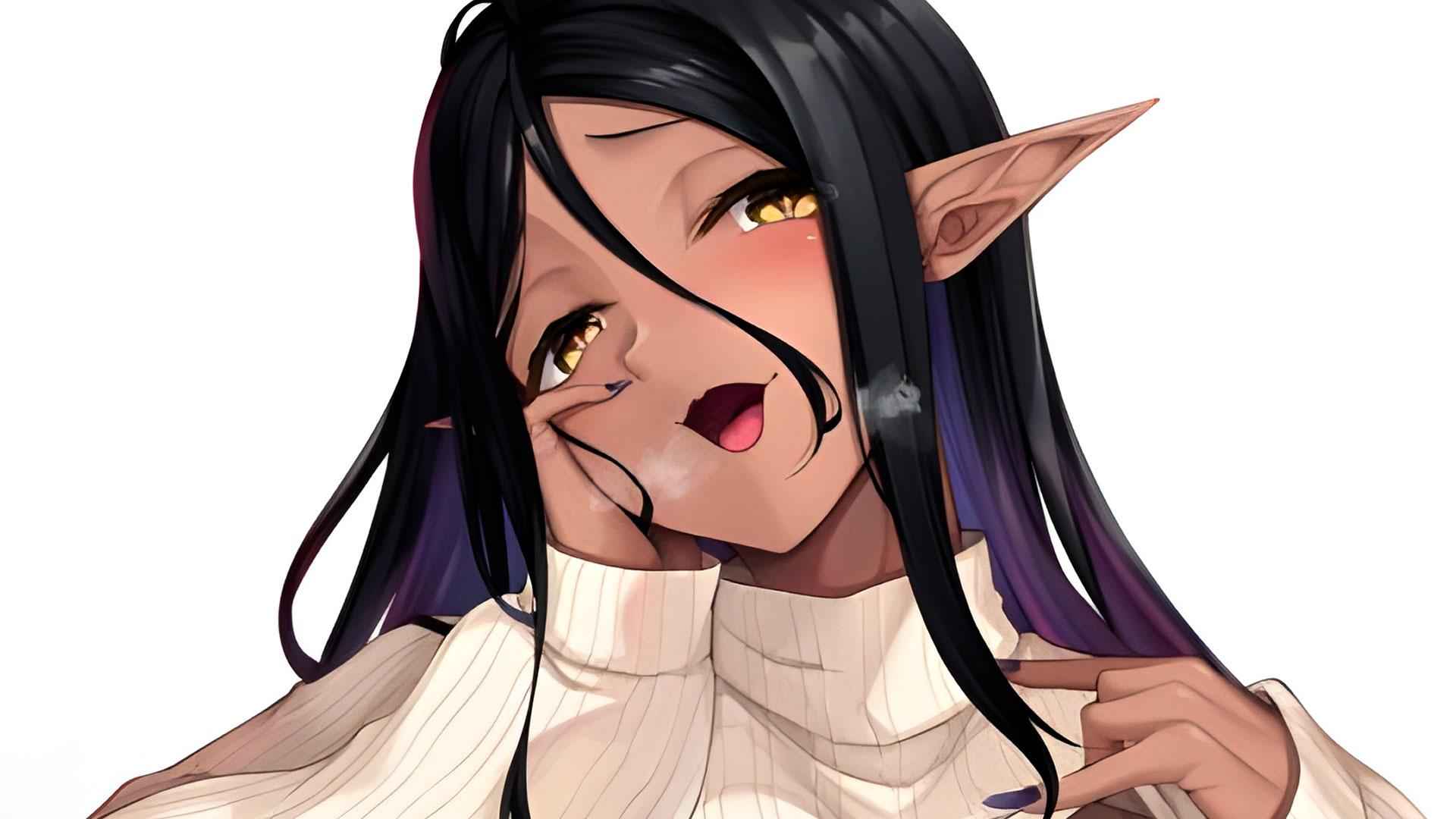 Mais informações sobre "Adaptação de anime confirmada para o mangá Ecchi “Dark Elf em Busca do Amor, Apenas um Pouco” no mundo isekai"