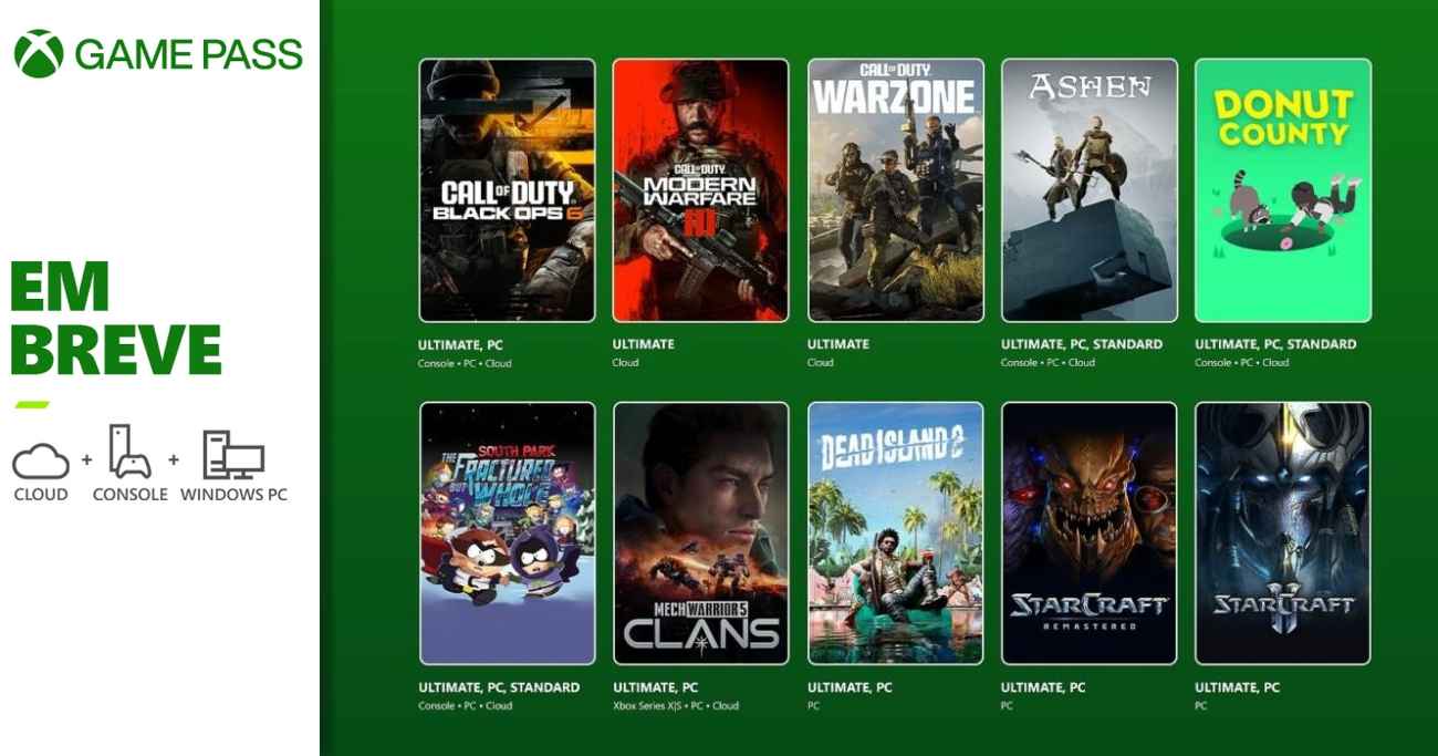 Mais informações sobre "Microsoft revela 10 jogos que em breve estarão disponíveis no Xbox Game Pass."