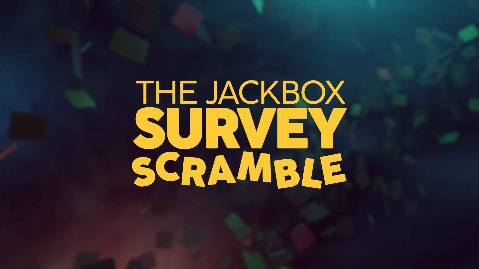 Mais informações sobre "O jogo de pesquisa e palavras The Jackbox Survey Scramble pode ser encontrado nas lojas digitais."