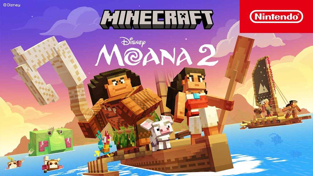 Mais informações sobre "Confira o trailer da nova DLC de Moana 2 para Minecraft"