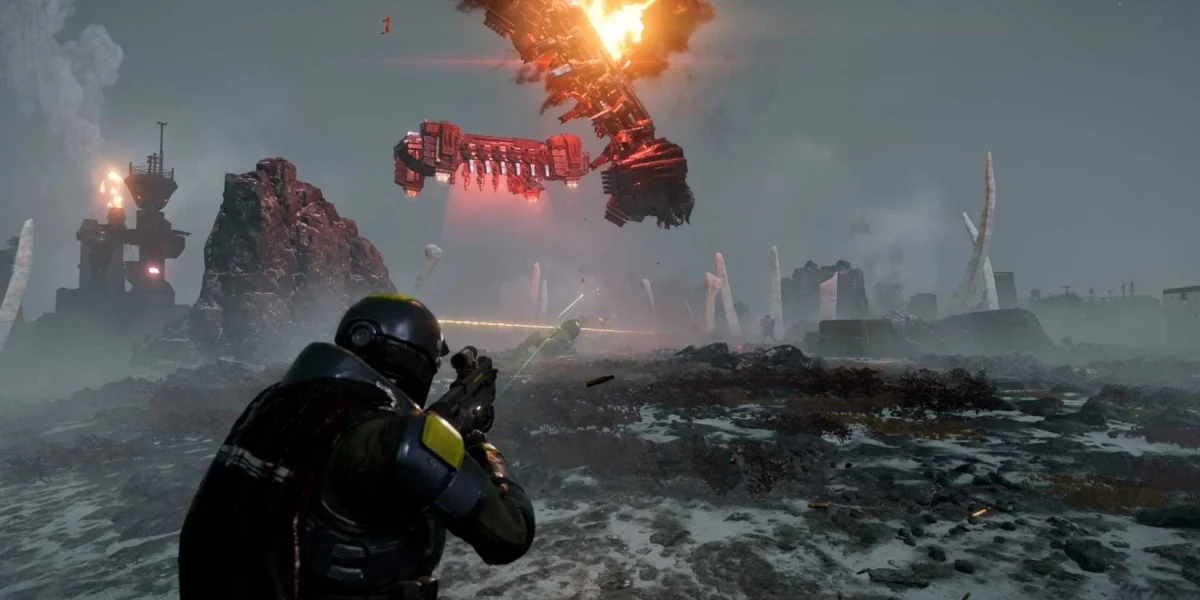 Helldivers 2 CEO comenta possibilidade de cooperativo em tela dividida Helldivers 2