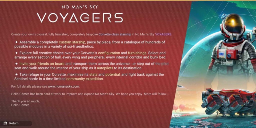 No Man’s Sky Voyagers