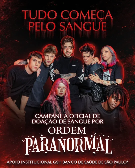 Tudo Começa Pelo Sangue: campanha nacional de doação de sangue da Ordem Paranormal 2025 Tudo Começa Pelo Sangue