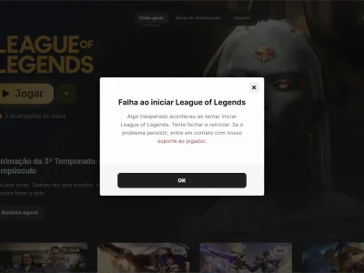 Erro Falha ao Iniciar LoL: 1 Solução Definitiva via Regedit