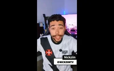 Vasco apresenta NickziinTV como novo criador de conteúdo em E-Sports