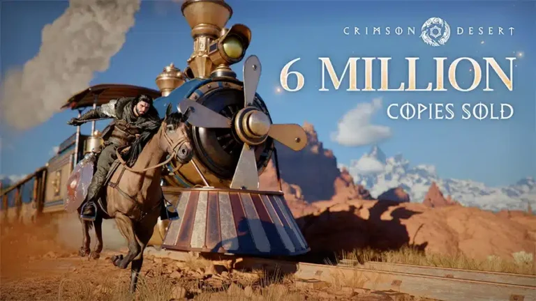 Crimson Desert atinge 6 milhões de cópias vendidas em 83 dias