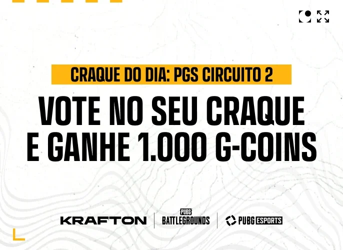 Vote no Jogador do Dia no PGS Circuit 2 e ganhe G-Coin!