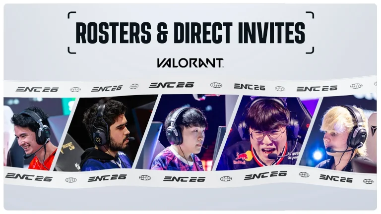 Esports Nations Cup 2026: Confirmadas 16 nações para o torneio de Valorant