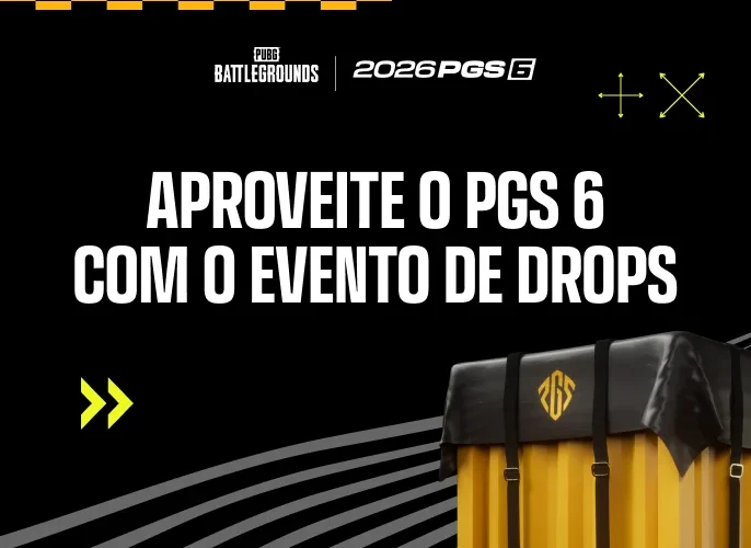 Assista PGS 6 e Ganhe Prêmios no PUBG!