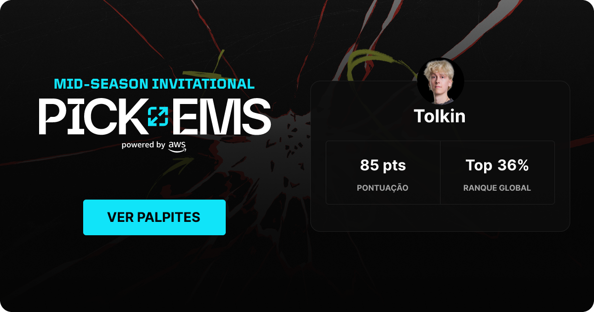 Bolão: Aposta nas Eliminatórias do Mid-Season Invitational de LoL 1 Bolão: Aposta nas Eliminatórias do Mid-Season Invitational de LoL