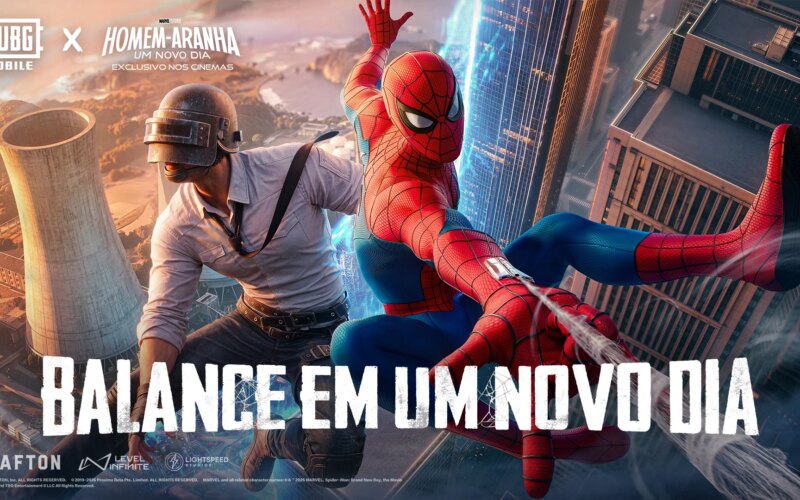 PUBG MOBILE lança colaboração com Homem-Aranha: Um Novo Dia em atualização 4.5