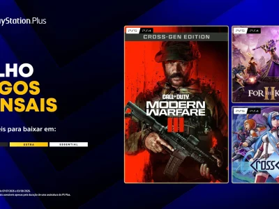 Jogos de julho na PS Plus: Call of Duty: Modern Warfare III e mais