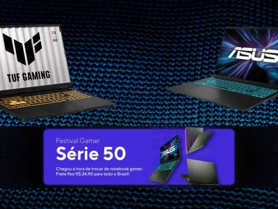 ASUS Brasil lança Festival Gamer com descontos em notebooks ROG e TUF
