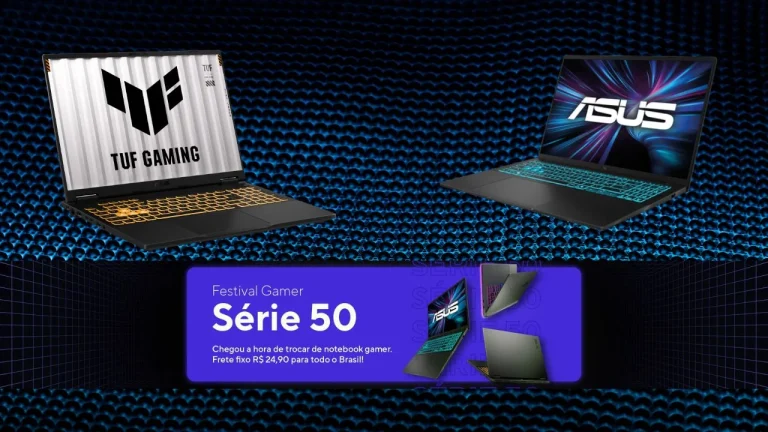 ASUS Brasil lança Festival Gamer com descontos em notebooks ROG e TUF