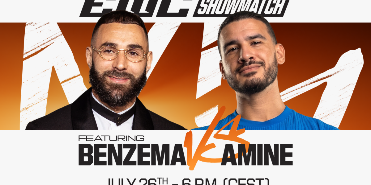 Benzema e AmineMaTue duelam no EA SPORTS FC Showmatch na Esports World Cup 2026