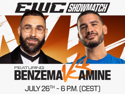 Benzema e AmineMaTue duelam no EA SPORTS FC Showmatch na Esports World Cup 2026