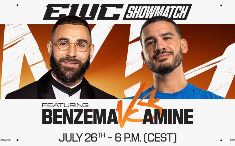 Benzema e AmineMaTue duelam no EA SPORTS FC Showmatch na Esports World Cup 2026
