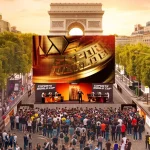 Festival gratuito de esports na Champs-Élysées durante a Esports World Cup 2026
