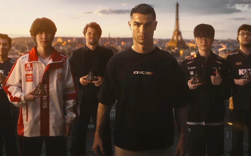 Cristiano Ronaldo é o rosto da Esports World Cup 2026 com novo vídeo viral