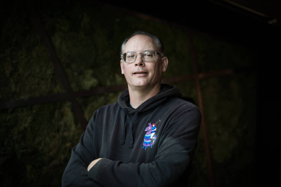 Tim Sweeney, executivo-chefe da Epic Games, empresa desenvolvedora do jogo 'Fortnite' - Anna Tarnhuvud SVD - 15.ago.24/TT News Agency via AFP