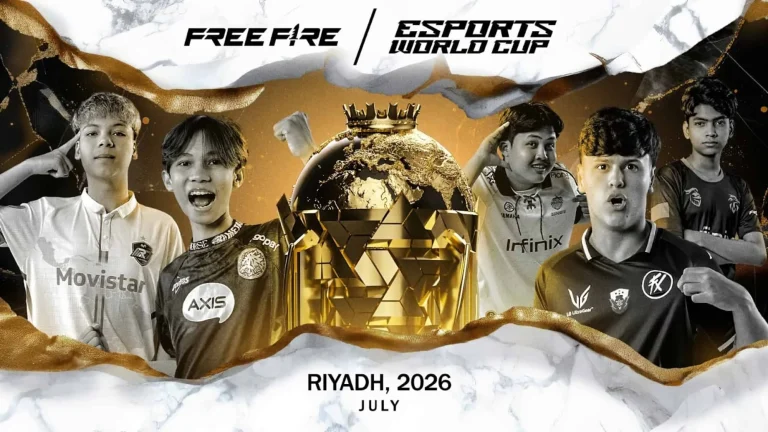 Brasil é representado por LOUD, Fluxo W7M e MIBR.LOS na Esports World Cup 2026 de Free Fire