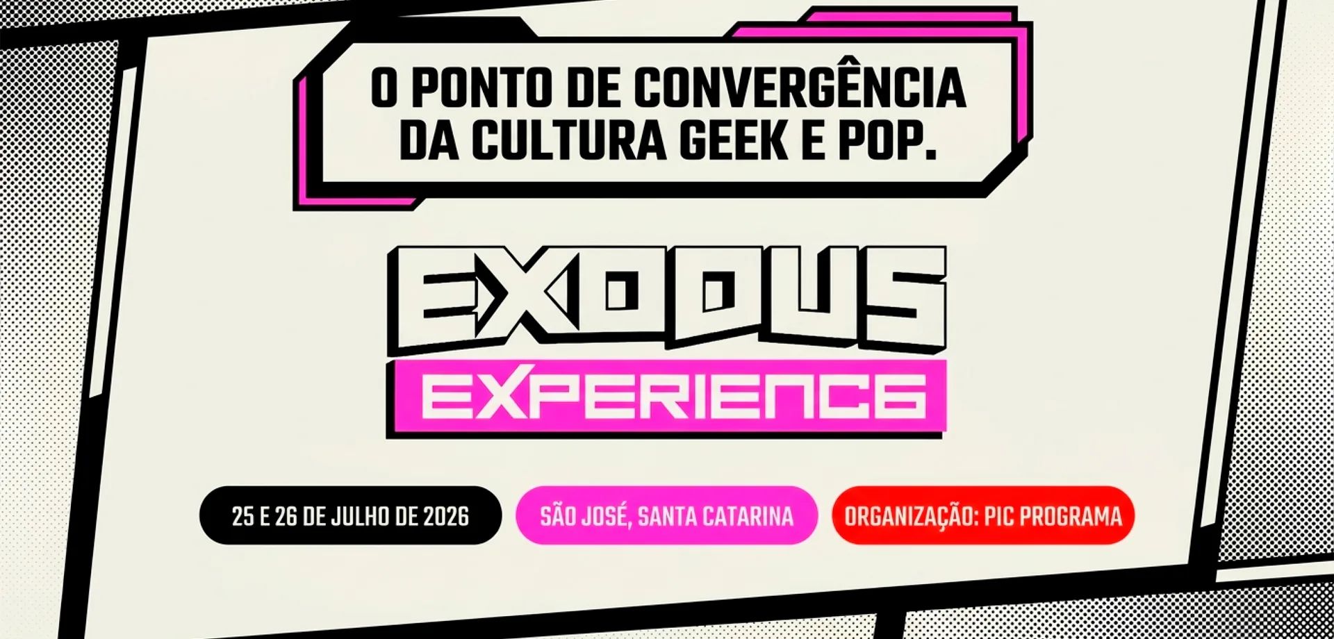 Exodus Experience 2026 traz cultura geek a São José com muitas atrações 1 Exodus Experience 2026 traz cultura geek a São José com muitas atrações