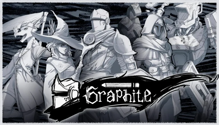 Graphite, o RPG roguelike tático com arte em tinta, já está disponível para PC